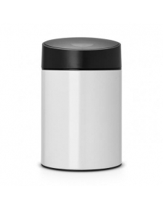POUBELLE SLIDE 5L BLANCHE