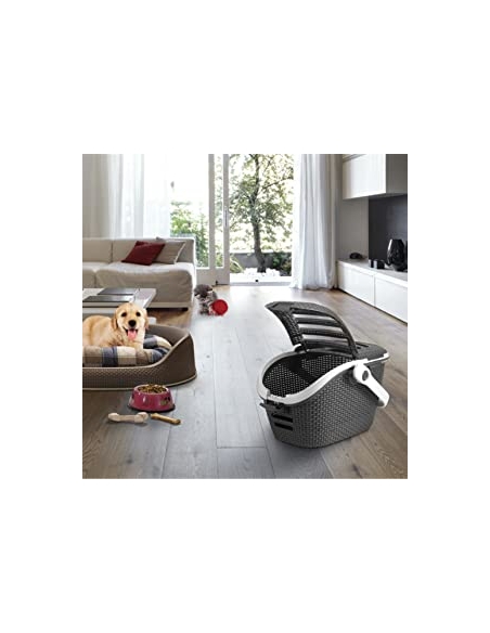 CAGE DE TRANSPORT MOCHA + L GRIS