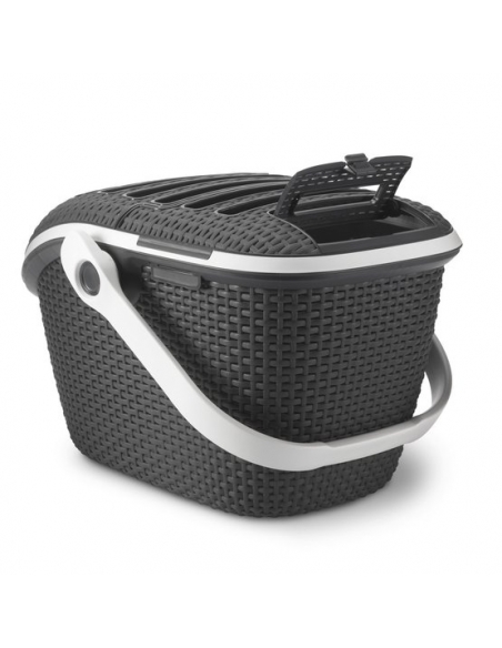 CAGE DE TRANSPORT MOCHA + L GRIS