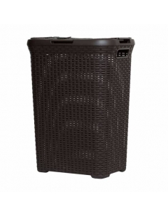 STYLE CORBEILLE A LINGE 60L + CV MARRON