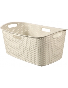 MY STYLE RECT CORBEILLE 47L BLANCHE