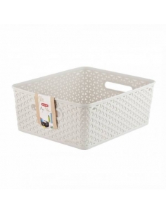 MY STYLE CORBEILLE 36 X 30 X H13 BLANCHE