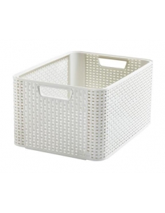 STYLE CORBEILLE 44 * 33 * H23 BL