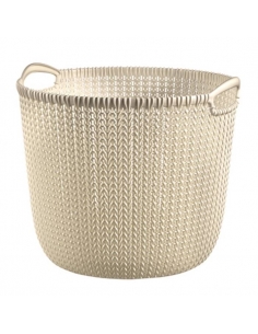 KNIT CORBEILLE RONDE L BLANCHE