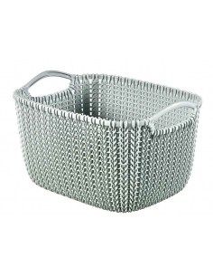 KNIT CORBEILLE 8L RECT S  BLEU