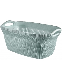 KNITTING CORBEILLE BASKET 40L  BLEU