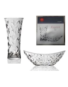 LAURUS SET VASE 300+OVAL CENTERPIECE