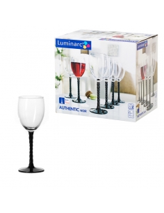 AUTHENTIC NOIR VERRE A PIED 25 K6