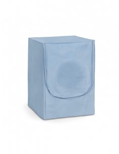 HOUSSE A MACHINE A LAVEE.OUV FRONT BLEU