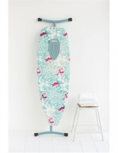 TABLE DE REPASSAGE 135X45CM (D) BOTANICAL (support fer vapeur silicone