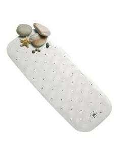 TAPIS DE BAIN 35*74 BLANC ENROULE 2