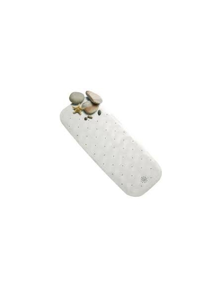 TAPIS DE BAIN 35*74 BLANC ENROULE