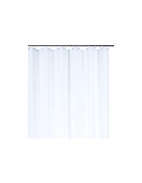 RIDEAU SALLE DE BAIN 180X200CM IMPERMEABLE BLANC