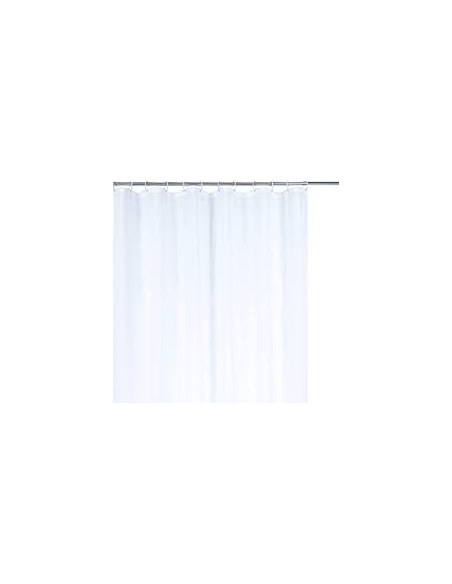 RIDEAU SALLE DE BAIN 180X200CM PEVA BLANC