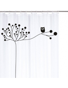 RIDEAU SALLE DE BAIN 180X200CM PEVA OWL