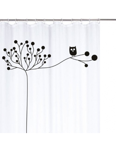 RIDEAU SALLE DE BAIN 180X200CM PEVA OWL