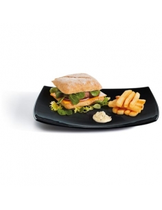 QUADRATO NOIR PLAT RECTANGULAIRE 35X25 2