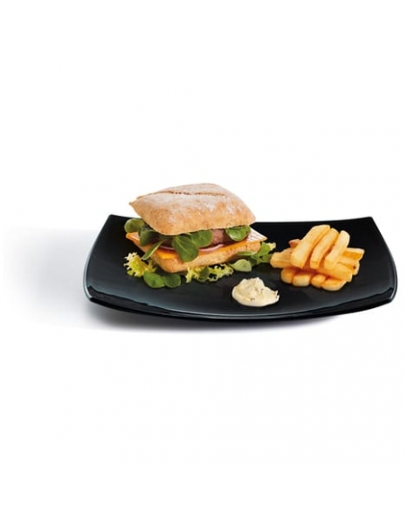 QUADRATO NOIR PLAT RECTANGULAIRE 35X25
