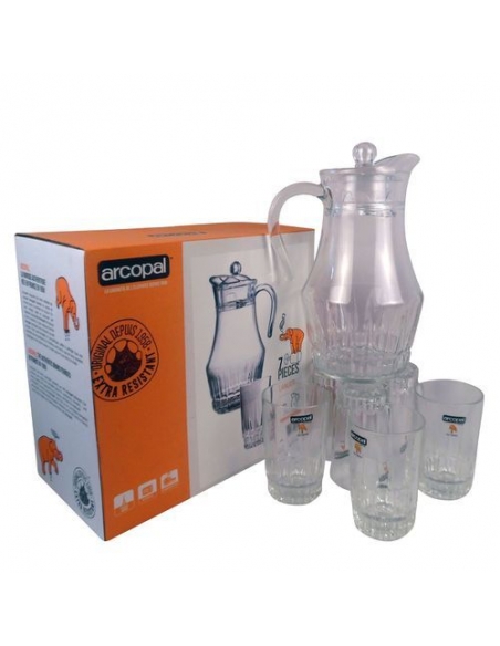 ARCOPAL LANCIER+VICTORIA SCE A EAU 7PCS