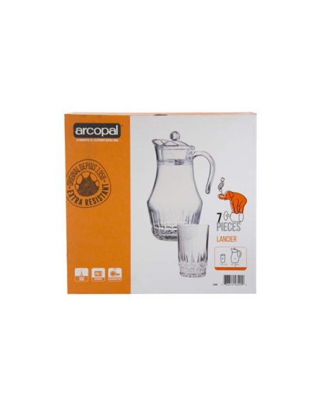 ARCOPAL LANCIER+VICTORIA SCE A EAU 7PCS