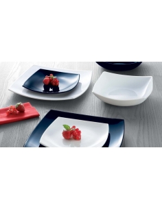 QUADRATO NOIR ASSIETTE PLATE 27X27 2