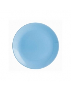 DIWALI LIGHT BLUE ASSIETTE PLATE 25
