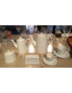 SERVICE A CAFE 28PCS FIL ARGENTE