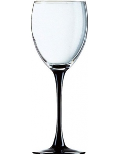 DOMINO NOIR VERRE A PIED 19 K4