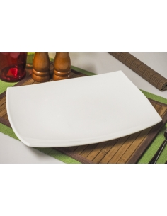 QUADRATO BL  PLAT RECTANGULAIRE 35 2