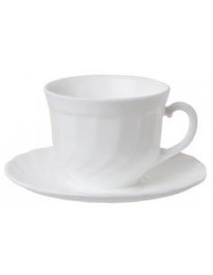 TRIANON BL ENS TASSE & SOUS TASSE 28 CL K4