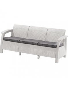 CORFU LOVE SEAT 1 PCS BLANC