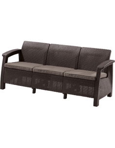 CORFU MAX LOVE MEUBLE JARDIN 1PCS MARRON