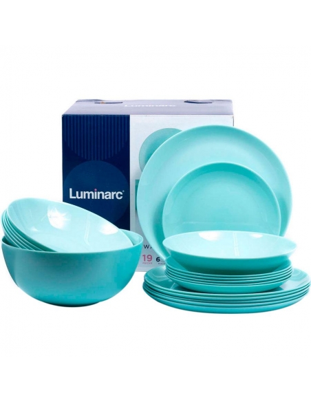 DIWALI LIGHT TURQUOISE SCE A TABLE 19PCS