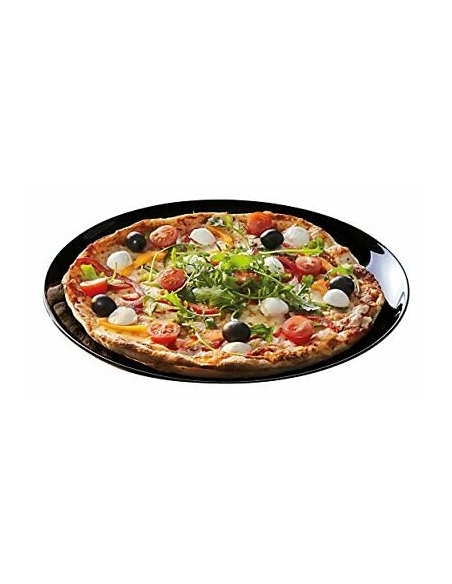FRIENDS TIME ASSIETTE A PIZZA NOIR