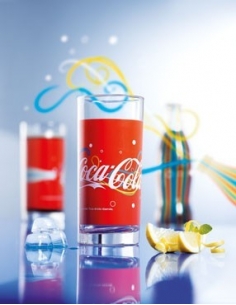 COCA COLA ENJOY SPARKLY GOBLET FH 27CL