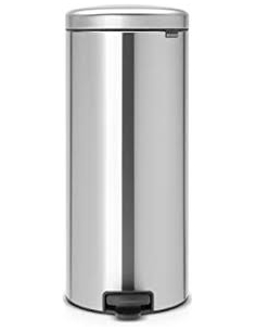 NEWICON POUBELLE A PEDALE 30L matt steel