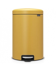 NEWICON POUBELLE A PEDALE 20L MOUTARDE