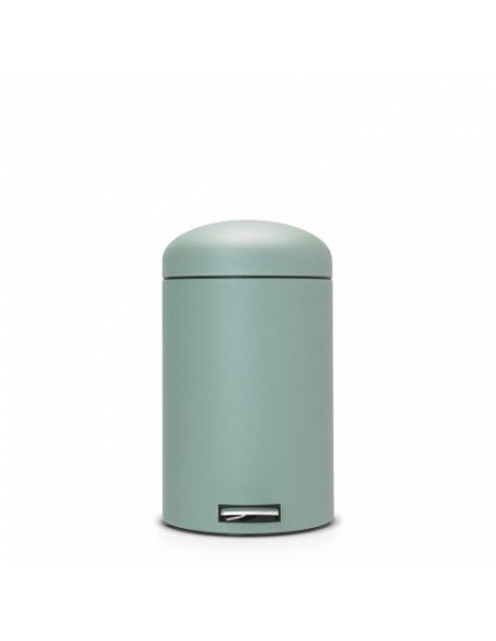 RETRO  POUBELLE A PEDALE 20L MINERAL MINT
