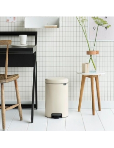 NEWICON POUBELLE A PEDALE 12L ALMOND