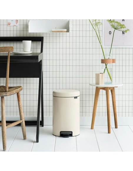 NEWICON POUBELLE A PEDALE 12L ALMOND