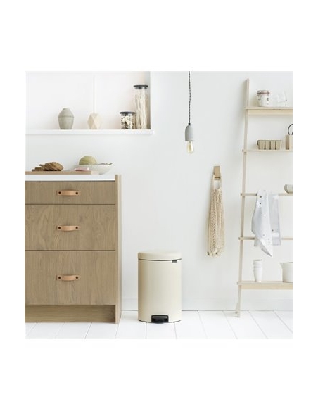 NEWICON POUBELLE A PEDALE 20L ALMOND