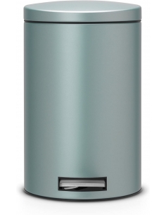 SILENT POUBELLE A PEDALE 12L METALIC MINT