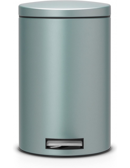 SILENT POUBELLE A PEDALE 12L METALIC MINT