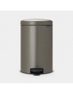NEWICON POUBELLE A PEDALE 20L PLATINUM