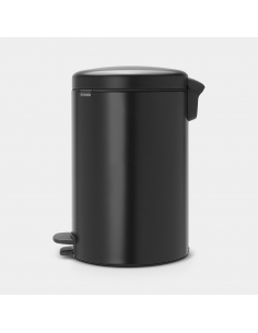 NEWICON POUBELLE A PEDALE 20L MATT BLACK 2