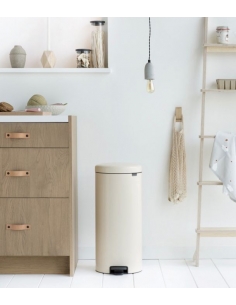 NEWICON POUBELLE A PEDALE 30L ALMOND 2