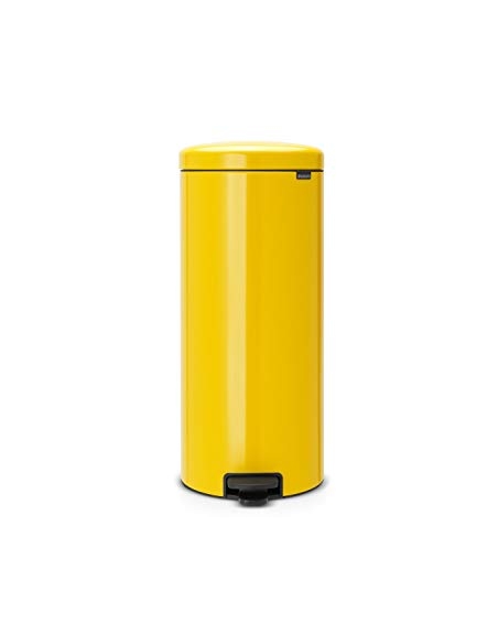 NEWICON POUBELLE A PEDALE 30L DAISY YELLOW