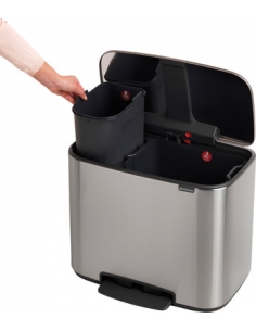 BO PEDAL BIN POUBELLE 11+23litre PLATINUM