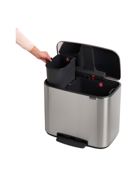 BO PEDAL BIN POUBELLE 11+23litre PLATINUM