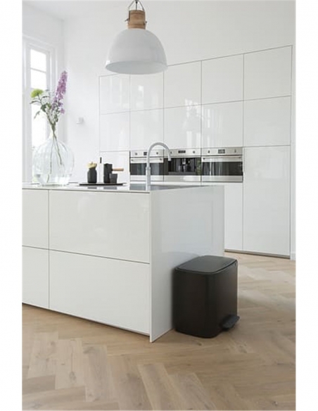 BO PEDAL BIN POUBELLE 11+23litre MATT BLACK